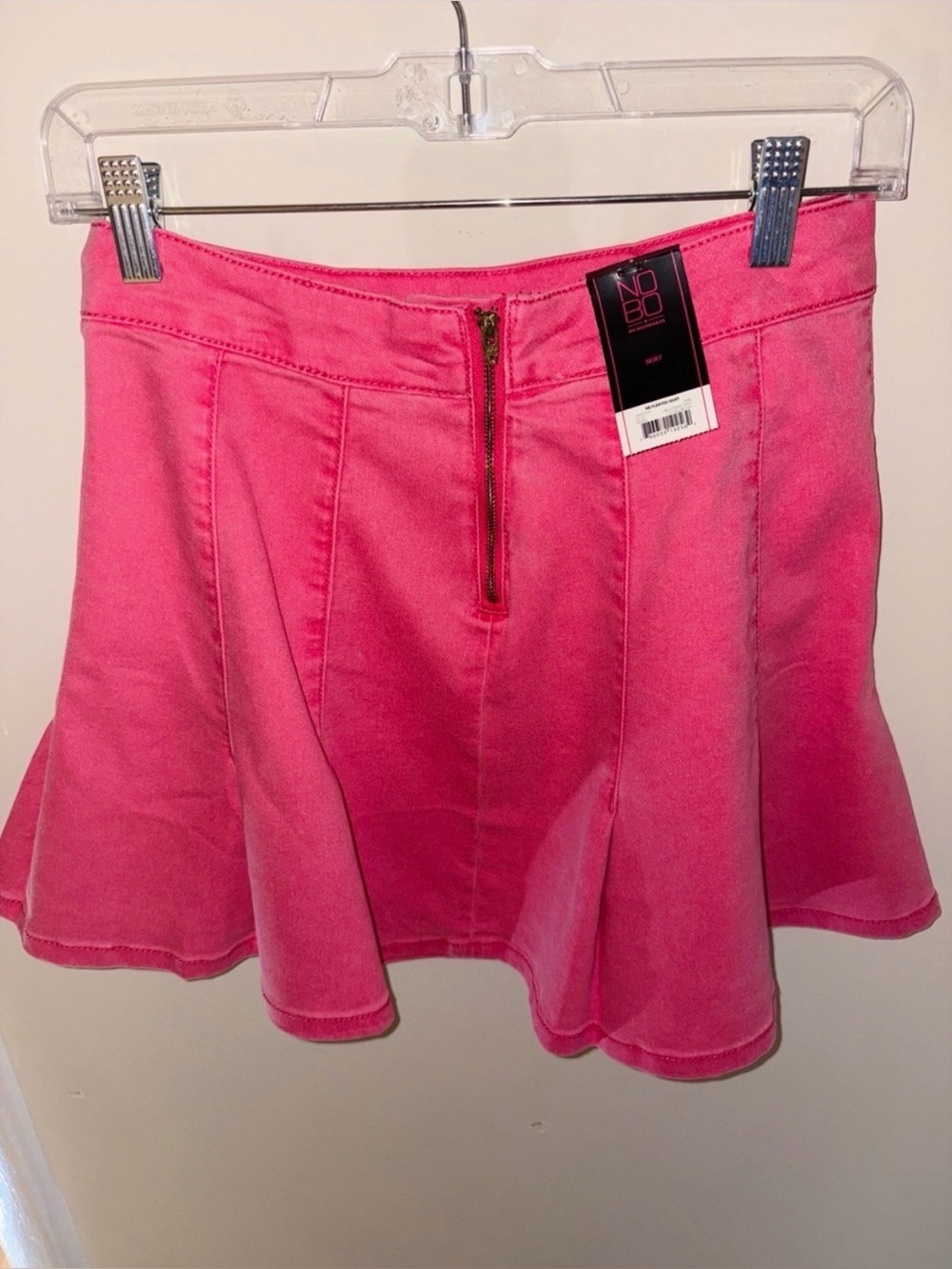 No Boundaries Pink Pleated Skirt